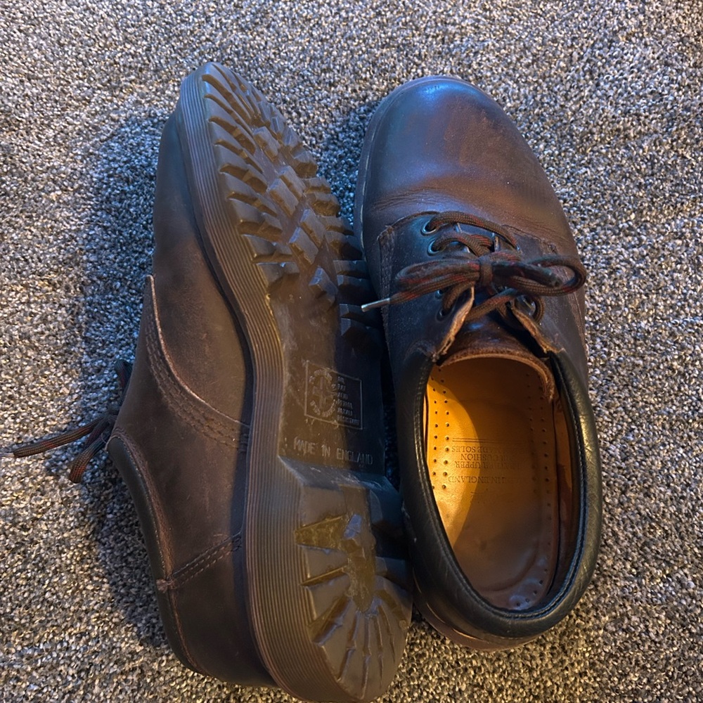 Dr. Martens Dark Brown Leather Oxfords